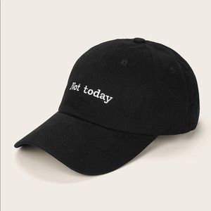 Letter Embroidered Baseball Cap